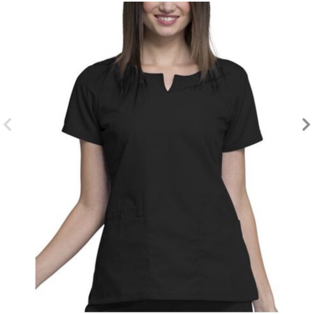 Cherokee Black Women's Scrub Top